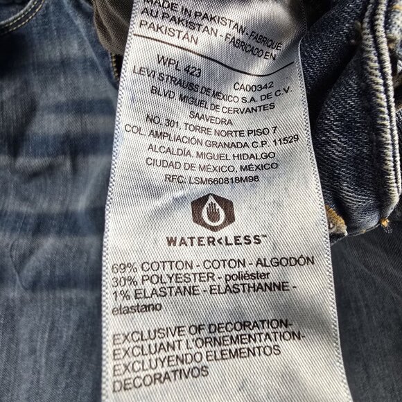 Signature By Levi Strauss Mid Rise Bootcut Jeans Blue Denim W29 L30 Cotton Blend - Picture 6 of 8